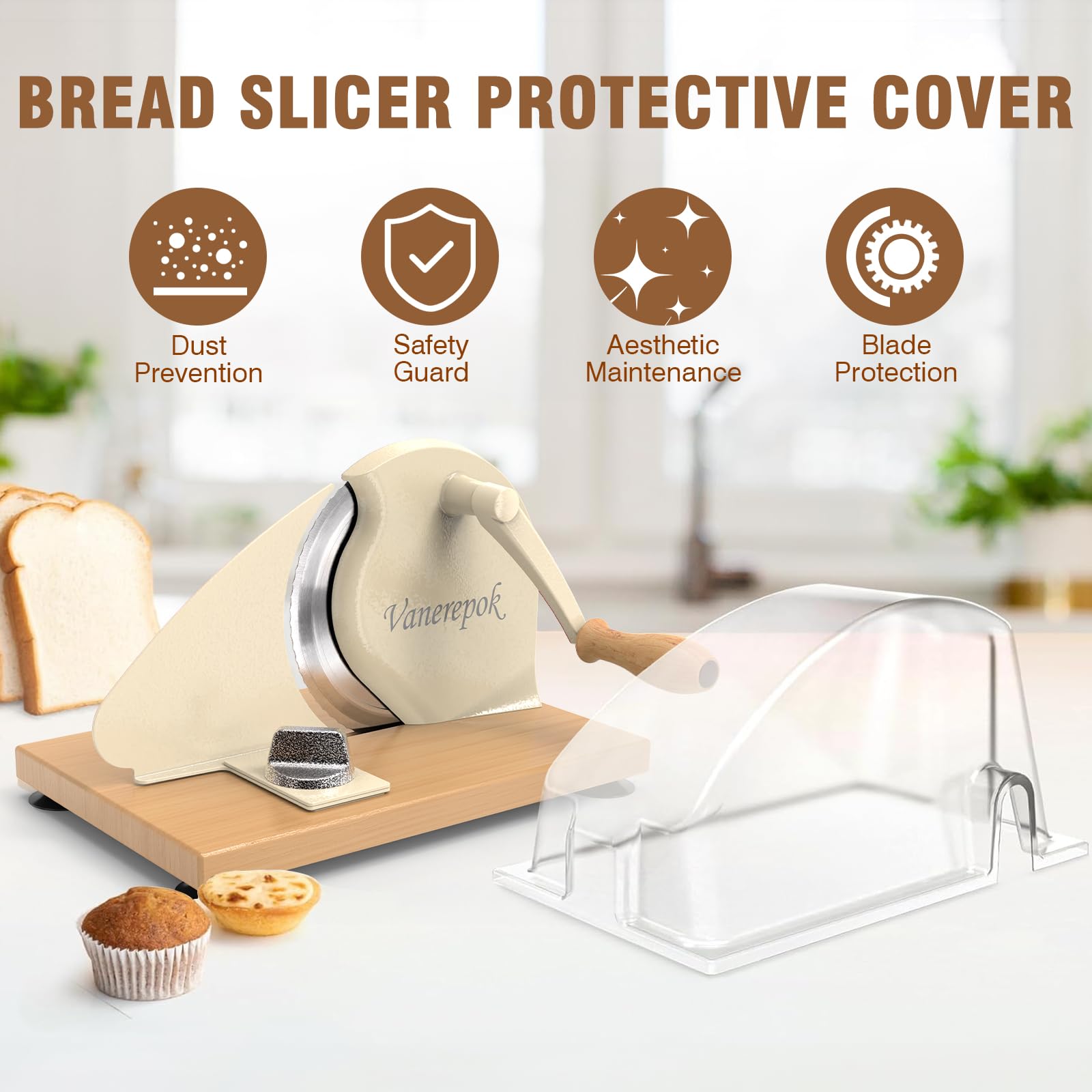 Manual Bread Slicer for Homemade Sourdough Bread