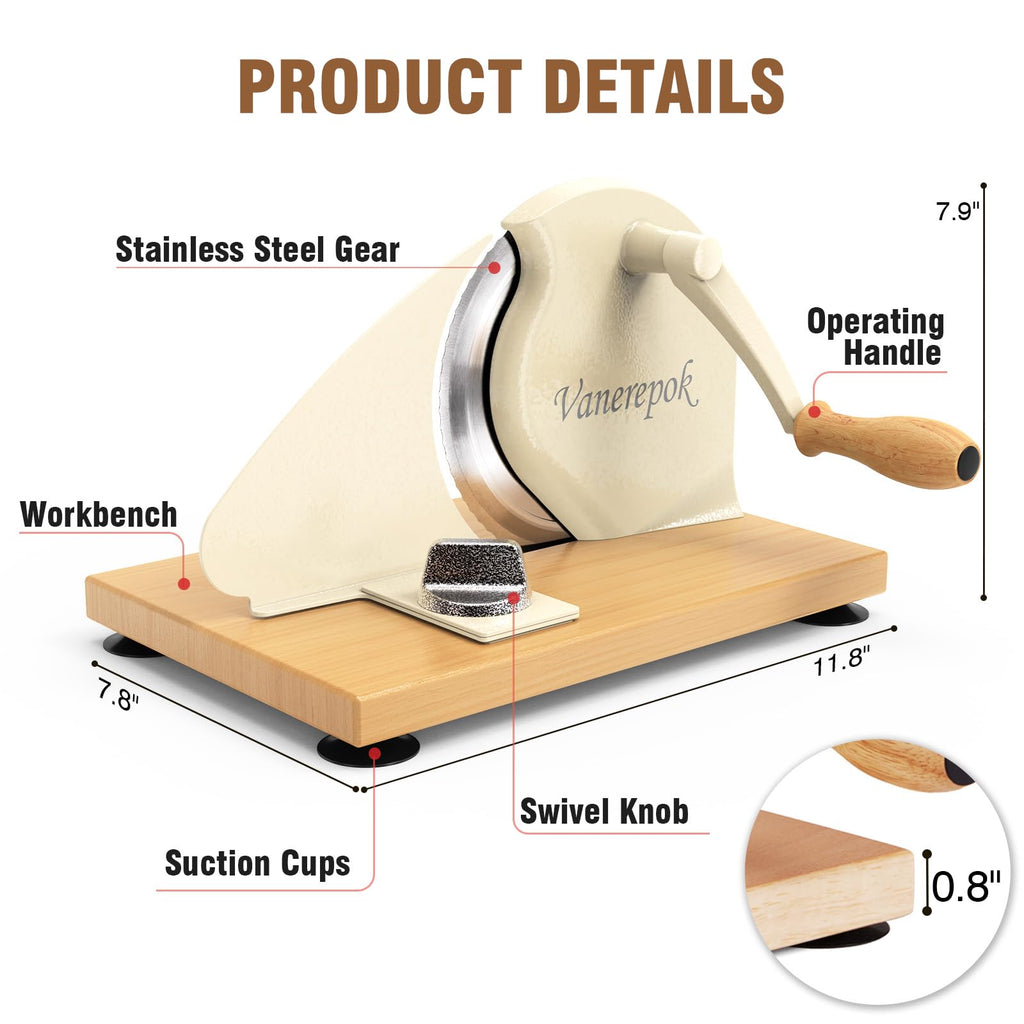 Manual Bread Slicer for Homemade Sourdough Bread