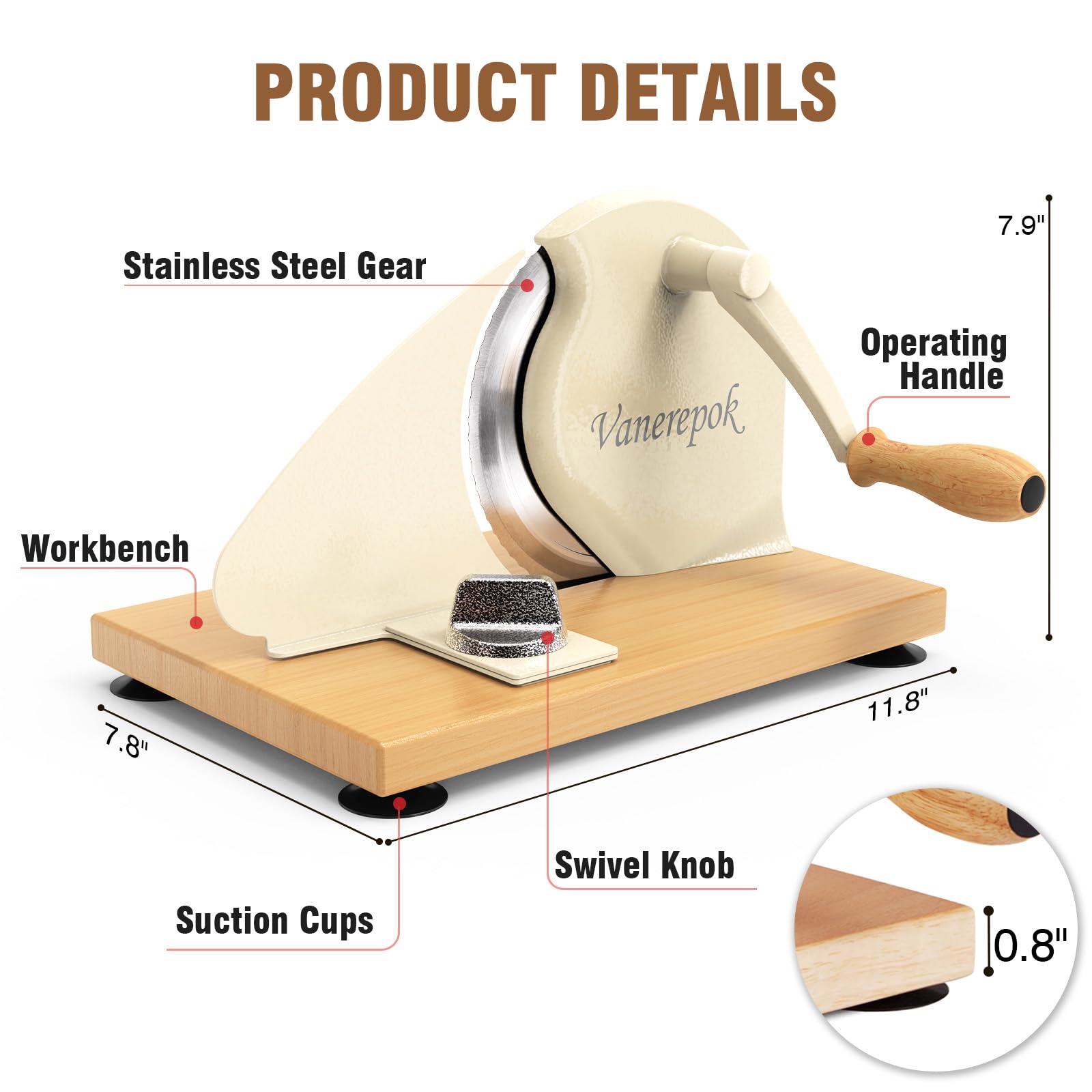 Manual Bread Slicer for Homemade Sourdough Bread