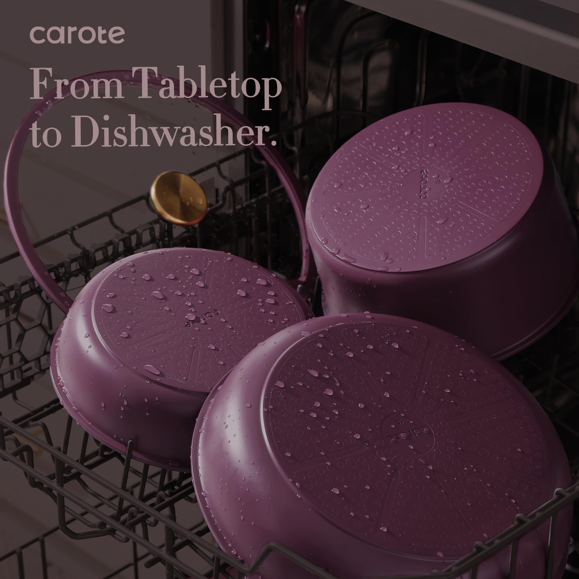 CAROTE 21pcs Pots and Pans Set