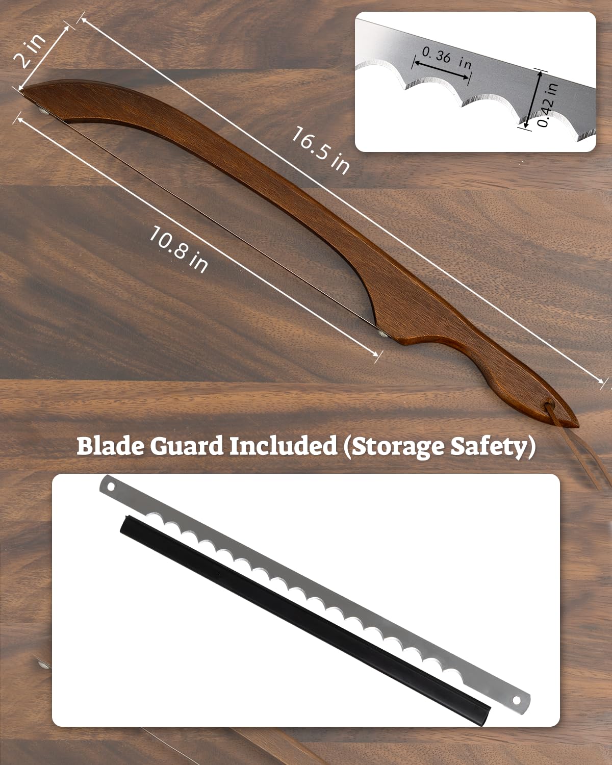 16.5” Bread slicer for Homemade Bread