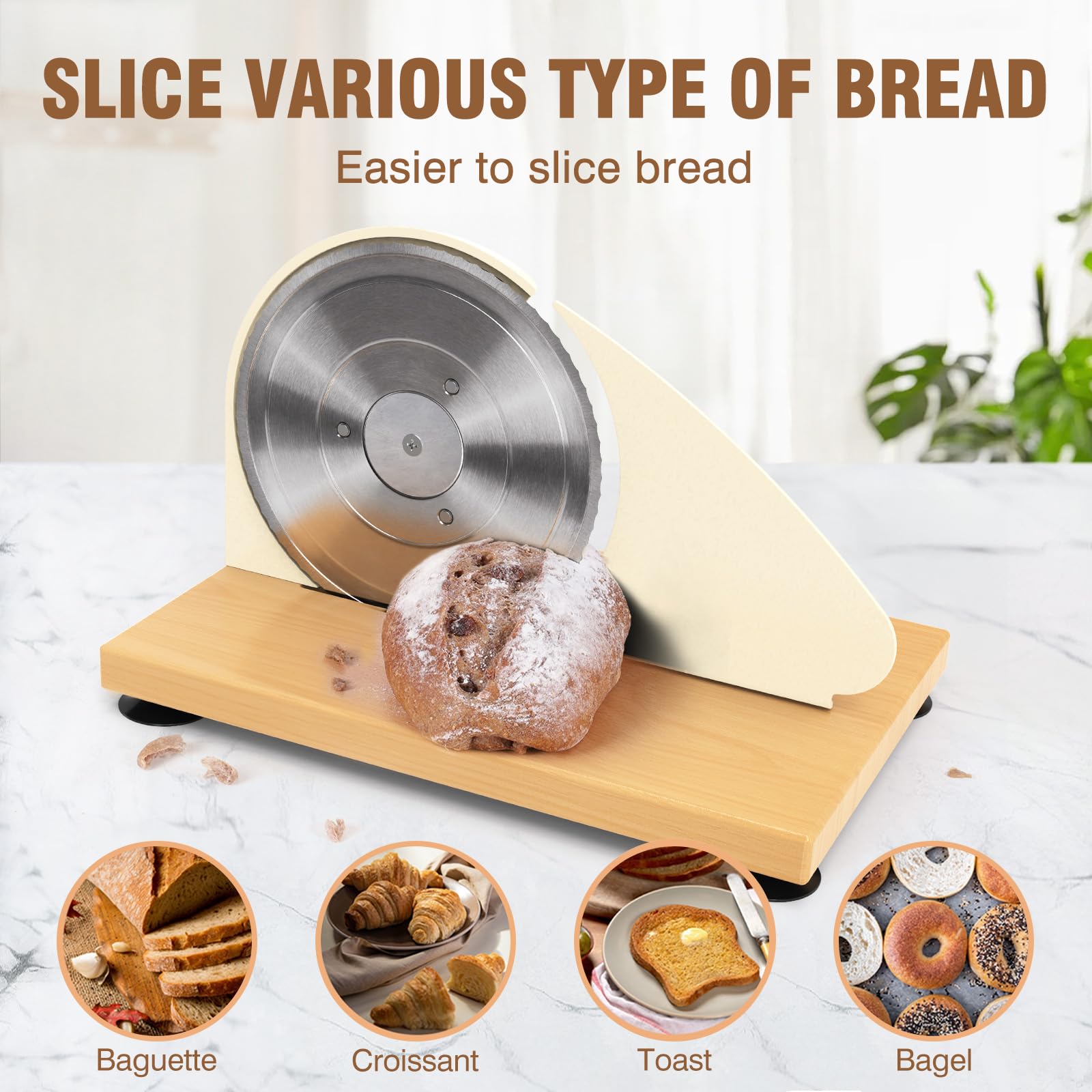 Manual Bread Slicer for Homemade Sourdough Bread
