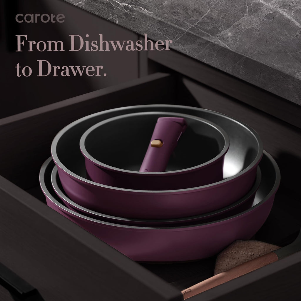 CAROTE 21pcs Pots and Pans Set