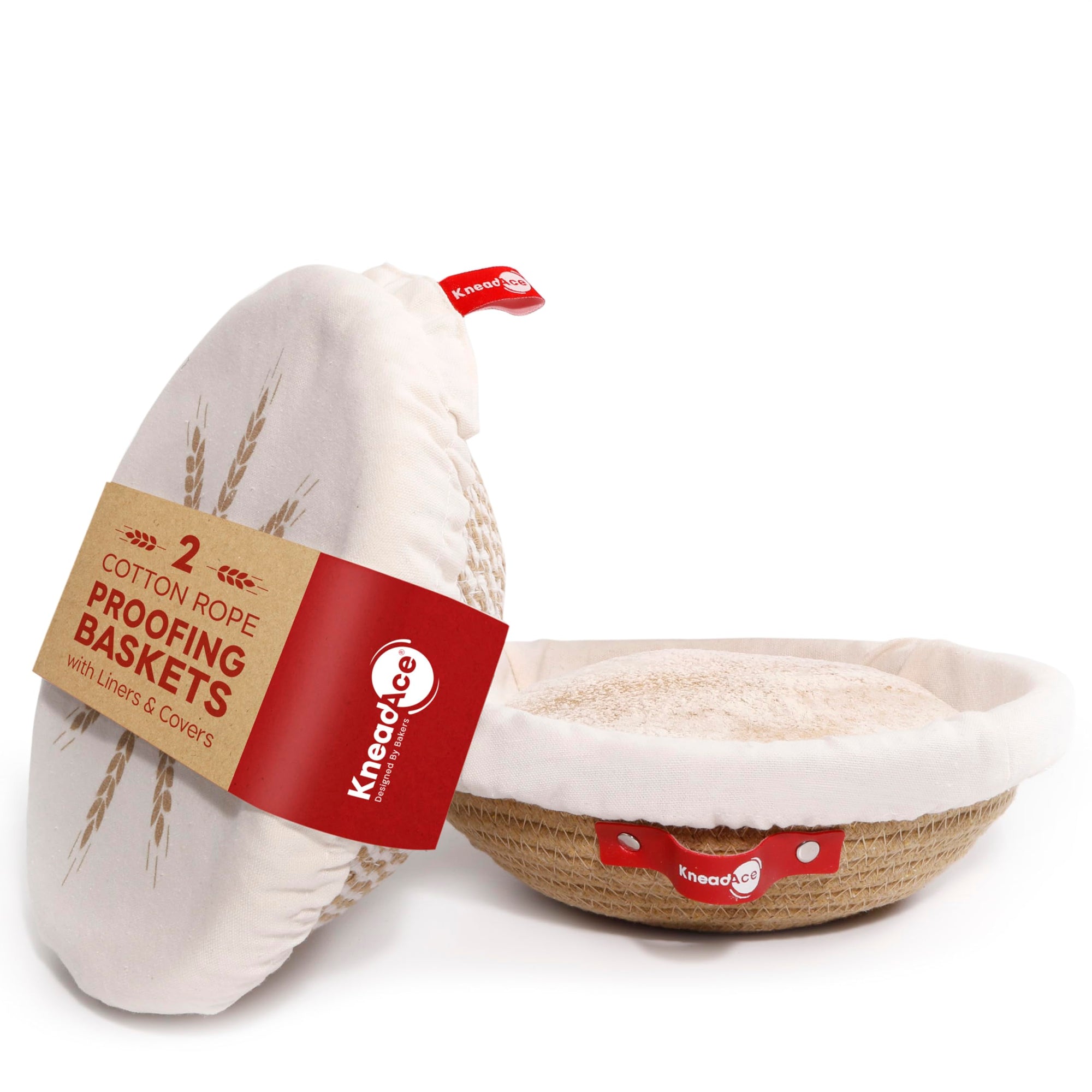 Cotton Rope Banneton Bread Proofing Basket Set