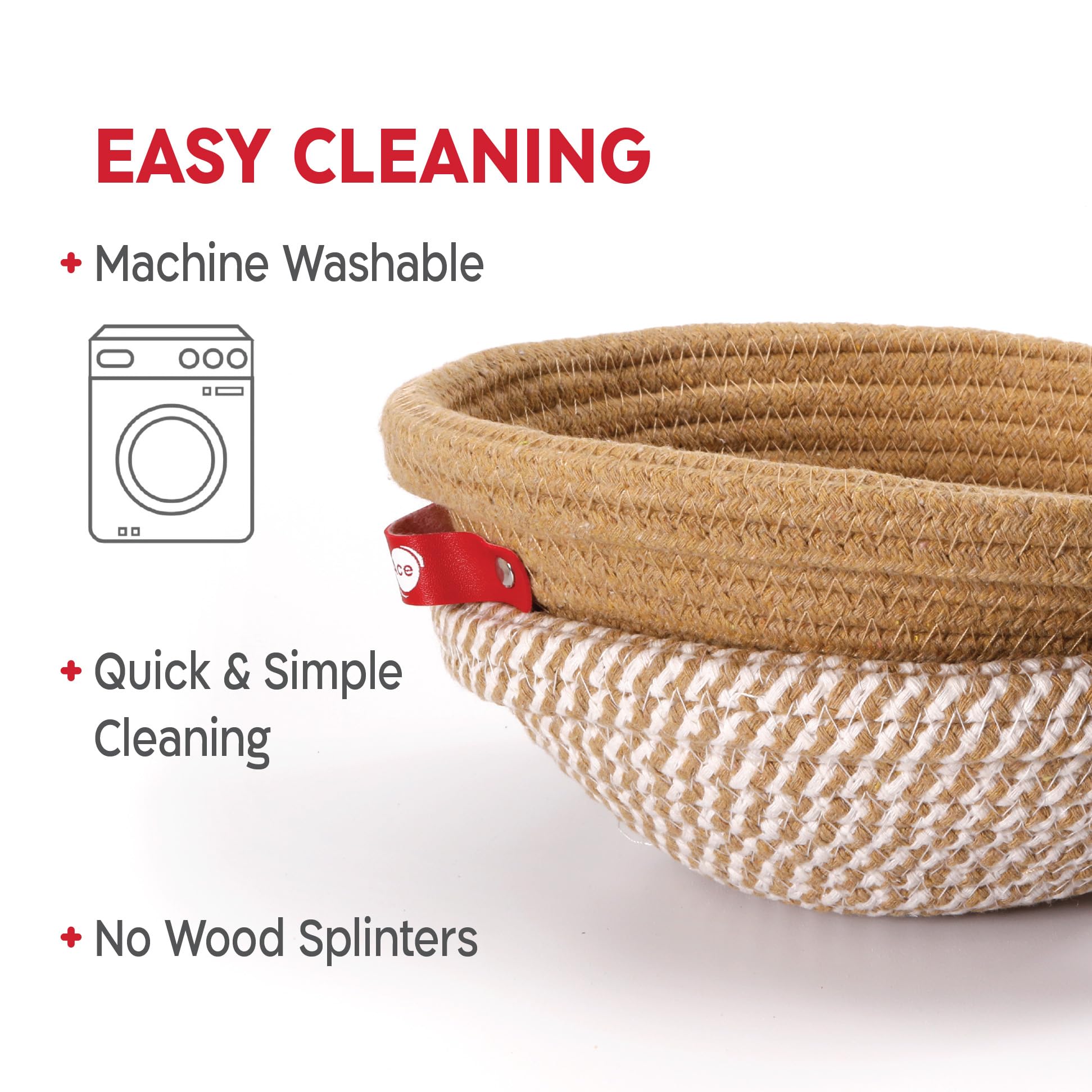 Cotton Rope Banneton Bread Proofing Basket Set