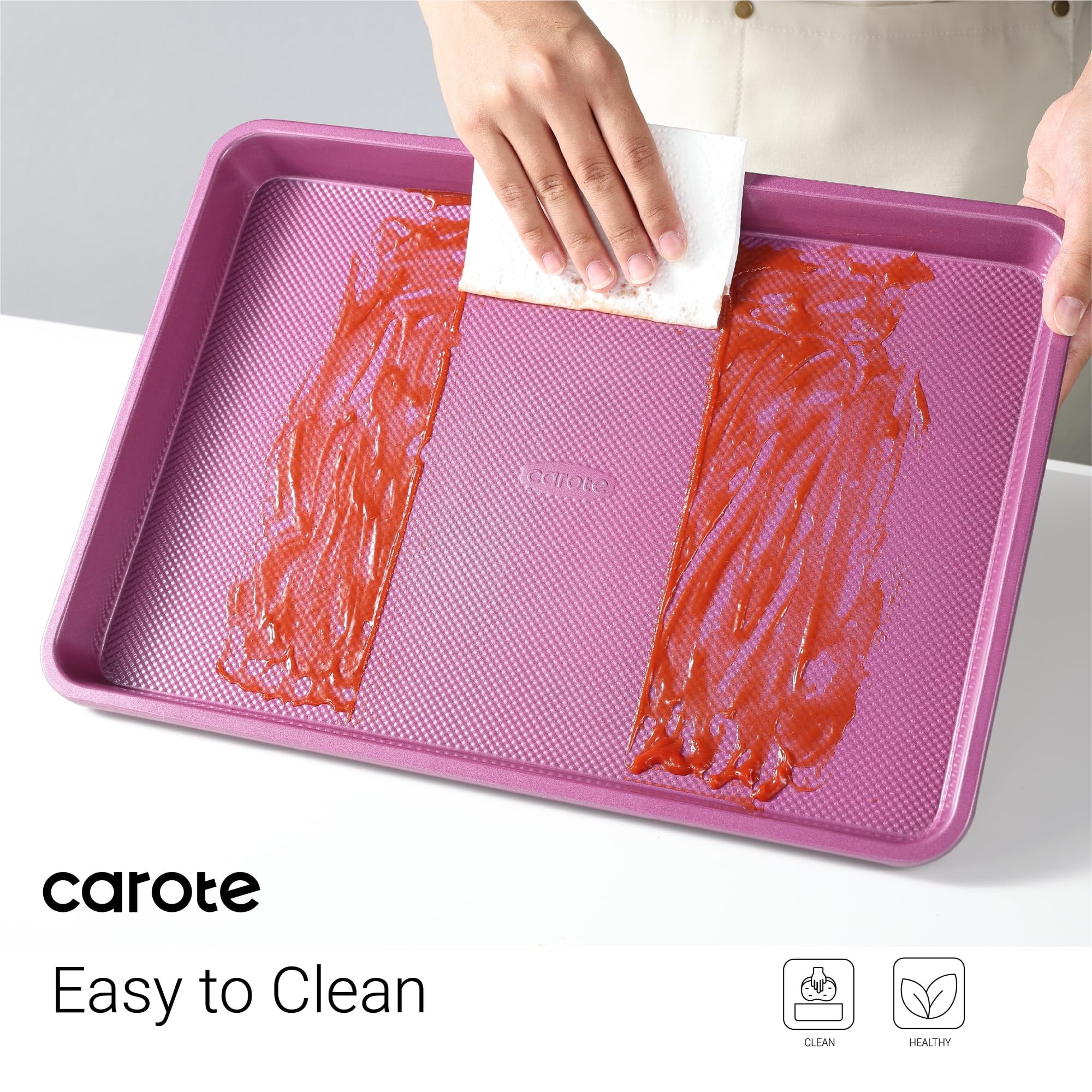 CAROTE 3-Piece Baking Pan Set