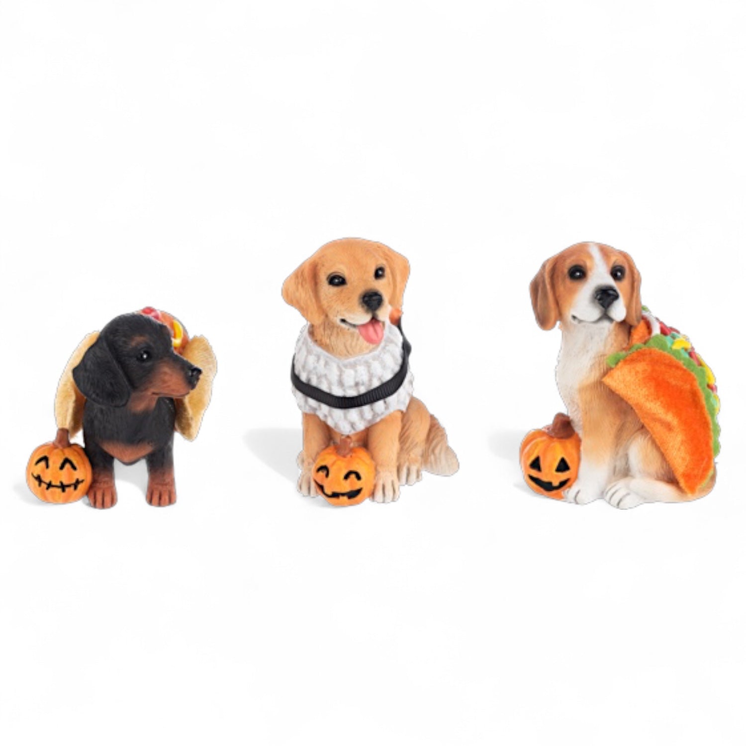 Food Theme Halloween Costume Dog Figurines | 3 Styles